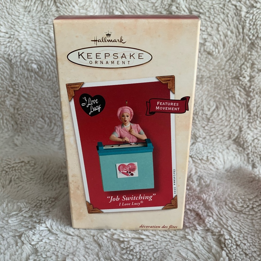 I Love Lucy Hallmark Job Switching Ornament